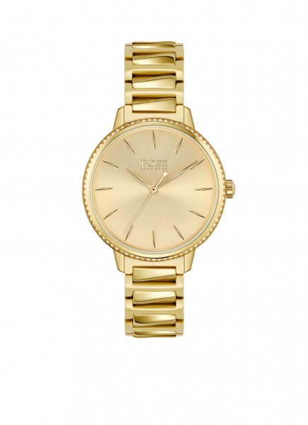 Hugo Boss - Signature HB1502541 Dameshorloge - Goudkleurig
