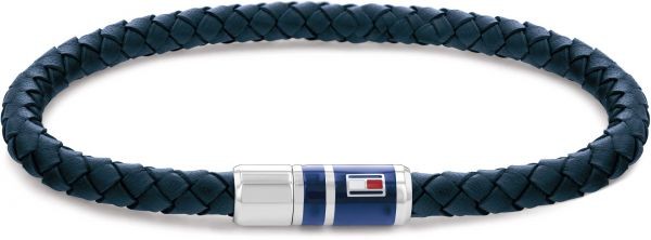 Tommy Hilfiger - Armband TJ2790294 Blauw Gevlochten Leer