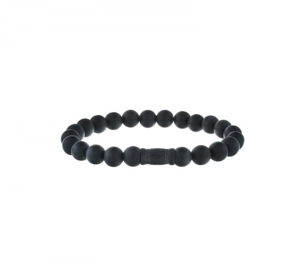 Aze Jewels - Armband AZ-BS002-A-175 Obsidiaan Natuursteen - Zwart
