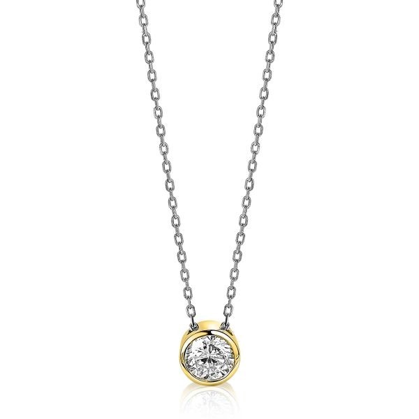 Zinzi - Zilveren Collier ZIC1775G Met Hanger
