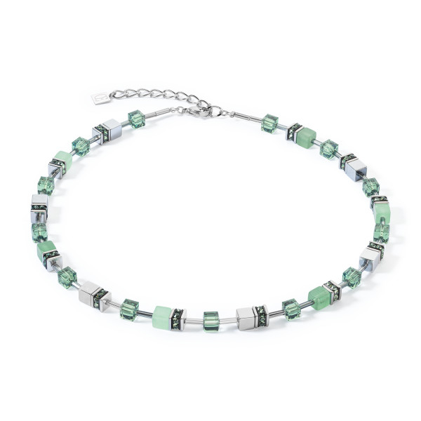 Coeur de Lion GeoCUBE Iconic Precious Ketting Groen 4017/10 - 0500