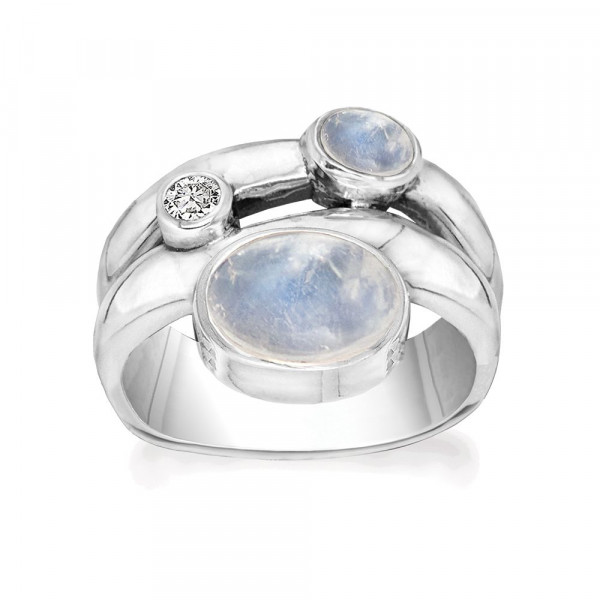 Rabinovich - Casual Curve 75603021 Zilveren Ring