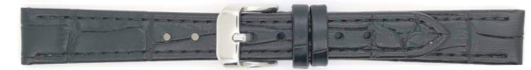 Horlogeband met dunne Alligatorafdruk 00046460 14 mm