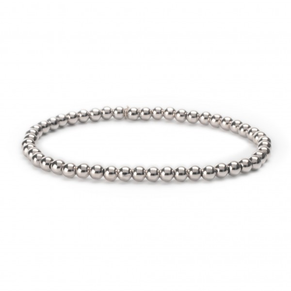 Sparkling Jewels Armband Saturn SB-S-4MM-ADD Silver Medium