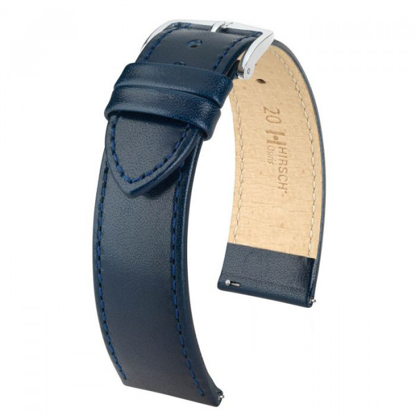 Hirsch Osiris Horlogeband Blauw 18mm