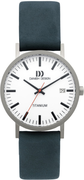 Danish Design Rhine White Blue Date Medium IQ30Q199