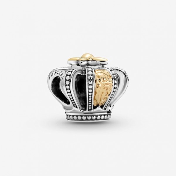 Pandora - Zilveren Bedel 799340C00 Two-Tonde Vorstelijke Kroon