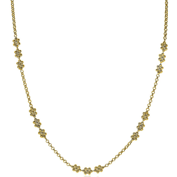 Zinzi - Zilveren Collier 14Karaat Verguld * ZIC2183G