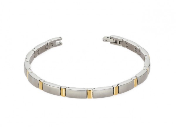Boccia Titanium Armband Dames 0371-02 Bicolor