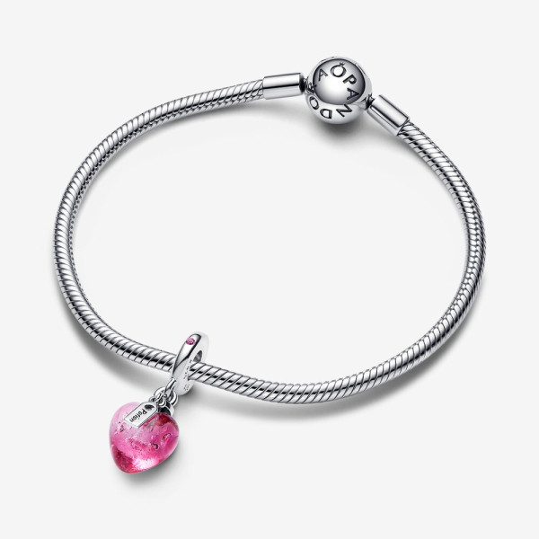 Pandora Love Potion muranoglas en harten hangende bedel 792509C01