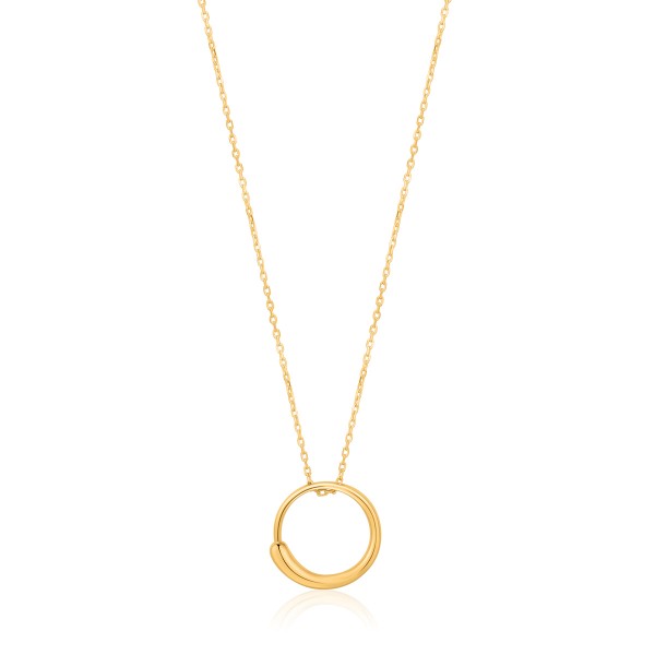 Ania Haie - Luxe Circle Ketting N024-01G Goudkleurig