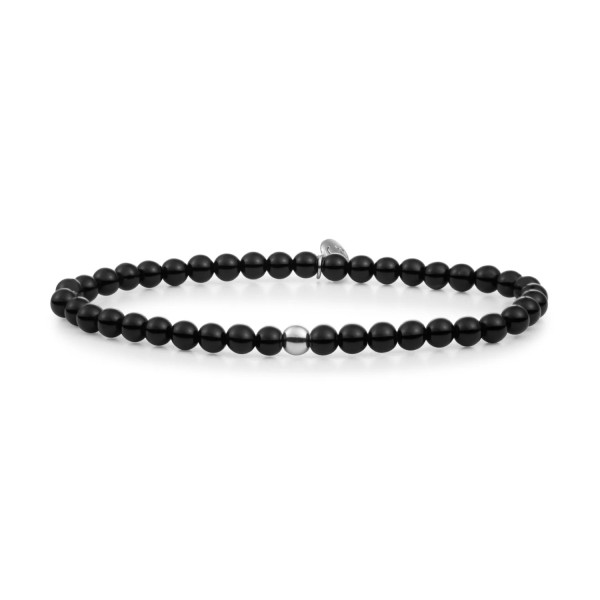 Sparkling Jewels Onyx Saturn armband GEM07 Onyx