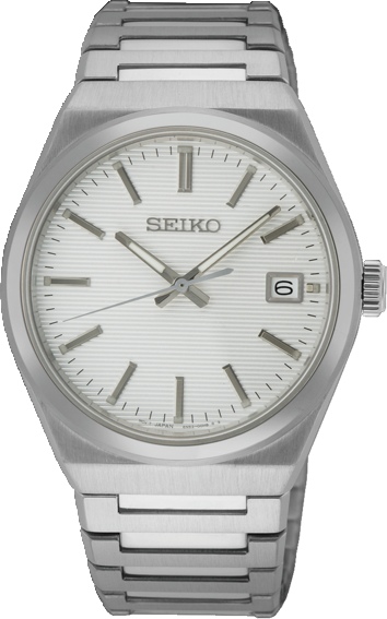 SEIKO Zilverkleurige Herenhorloge SUR553P1