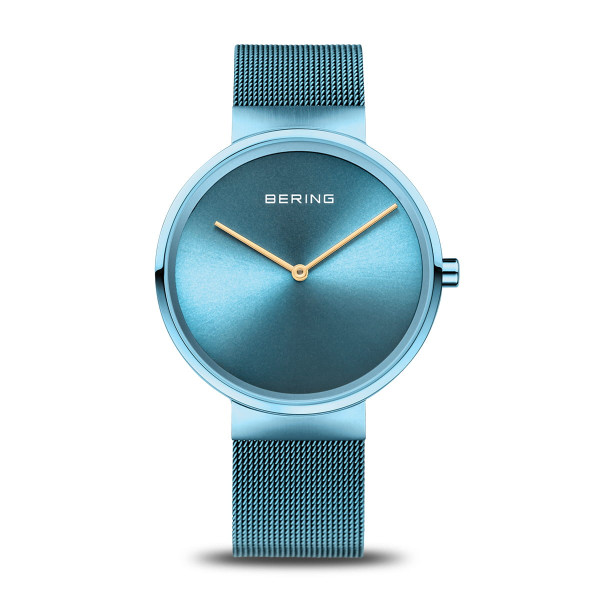 Bering Classic Blauwe Dameshorloge 14539-388