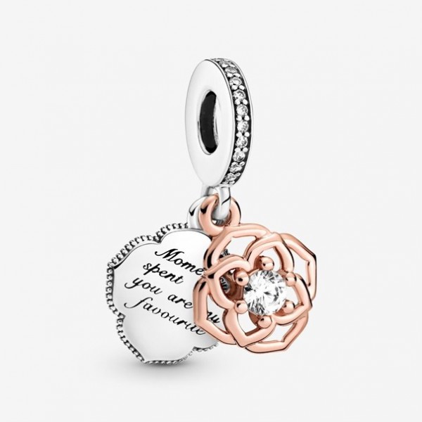 Pandora - Zilveren Bedel 789373C01 Two-Tone Rosékleurig
