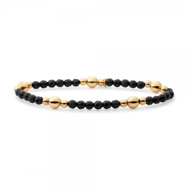 Sparkling Jewels - Onyx Bold Mix BLK01G-G07 Armband