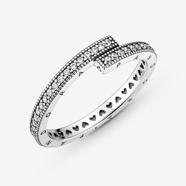 Pandora - Zilveren Ring 199491C01-54 Overlappende Ring