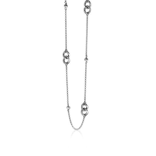 Zinzi -Zilveren Collier Gourmet Halsketting - ZIC1285-70