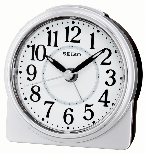 Seiko wekker QHE137S - Witte kunststof kast