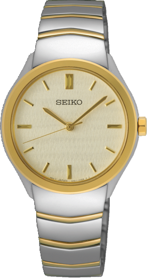 SEIKO Dameshorloge Bicolor SUR550P1