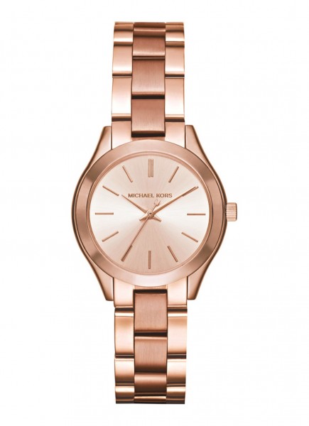 Michael Kors - Mini Slim Runway MK3513 Dameshorloge - Roségoudkleurig