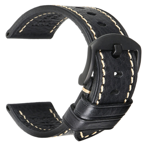 Horlogeband van echt Italiaans Kalfsleer 11400109 22 mm