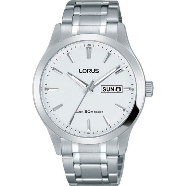 Lorus Gents Horloge ZIlverkleurige Herenhorloge RXN25DX5