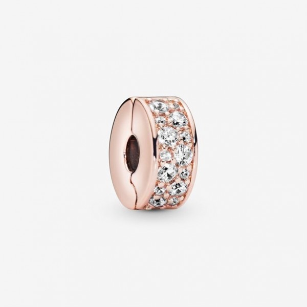 Pandora Moments - Clip Rosékleurig Shining Elegance 781817CZ