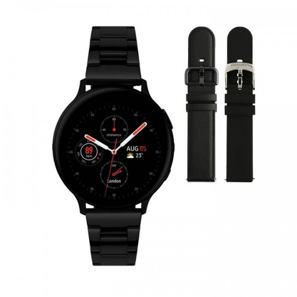 Samsung - Galaxy Watch Active2 SA.R830BS Special Edition Zwart Staal