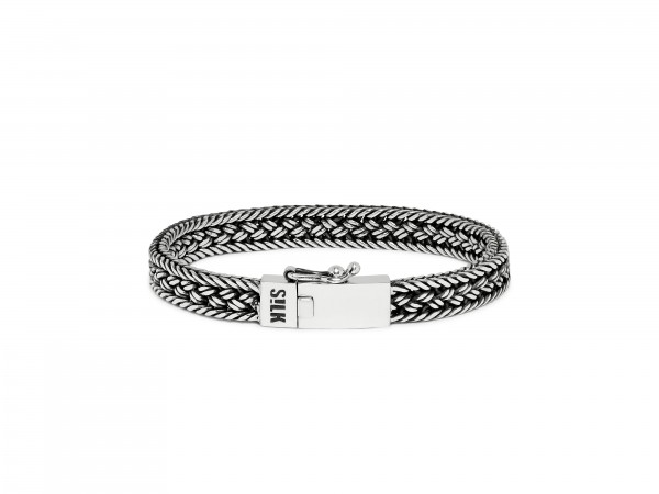 Silk - Zilveren Armband 262 - 21 Mesh