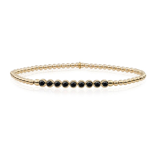 Sparkling Jewels - Black Flame SB-G-3MM-TB04 Goudkleurig - Zwart