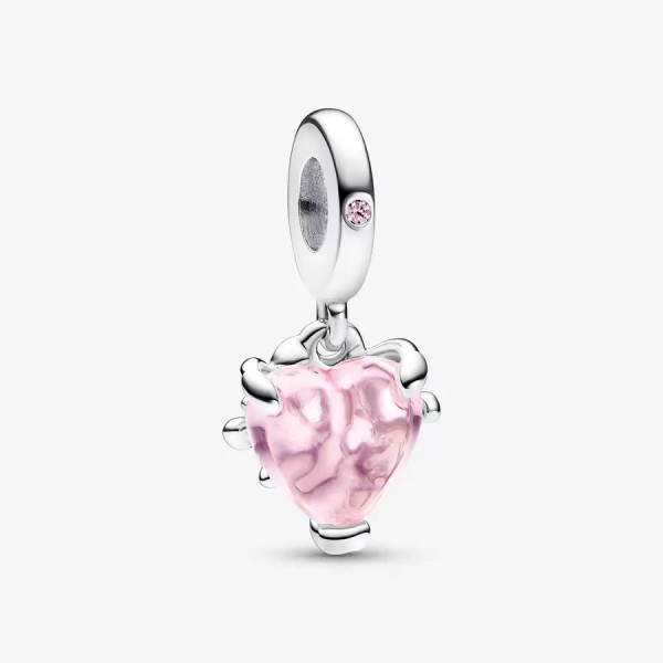 Pandora Roze Stamboom en Hart Hangende bedel 792654C01