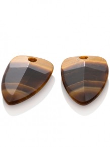 Sparkling Jewels - Tiger Eye Edge Mini EAGEM09-EM Oorbel Edelstenen