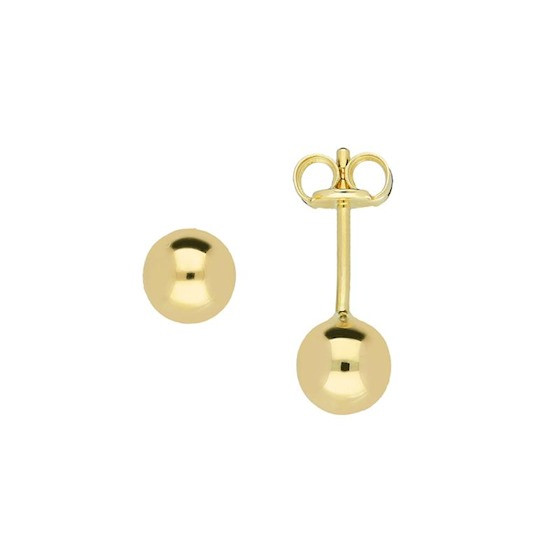 Oorknoppen Goud Bol 6mm
