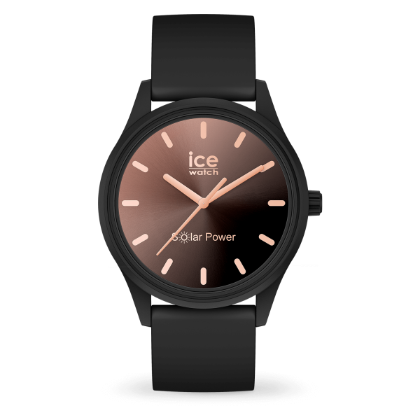 Ice-Watch - Solar Power IW018477 Zwart-Zalmroze - 36mm