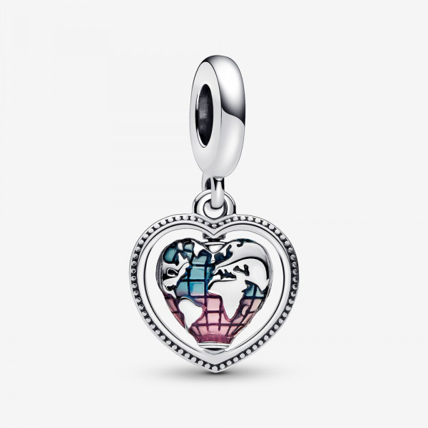 Pandora Moments - Bedel Spinning Heart Globe 792240C01