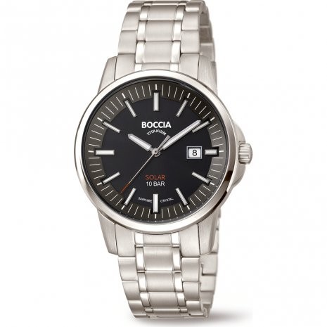 Boccia - Solar 3643-04 SOLAR Herenhorloge