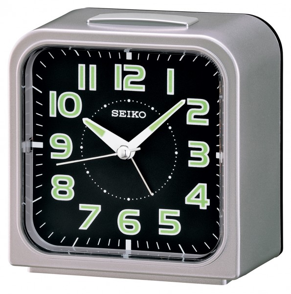 Seiko wekker - QHK025S - elektronische bel - Grijze kunststof kast