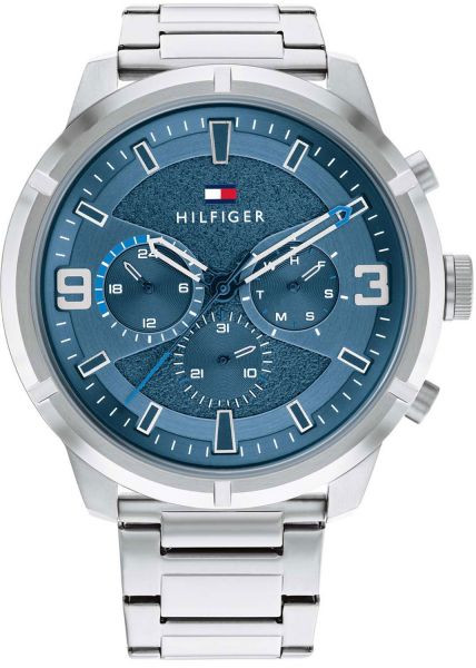Tommy Hilfiger Horloge Heren Zilverkleurig 50 mm TH1792077