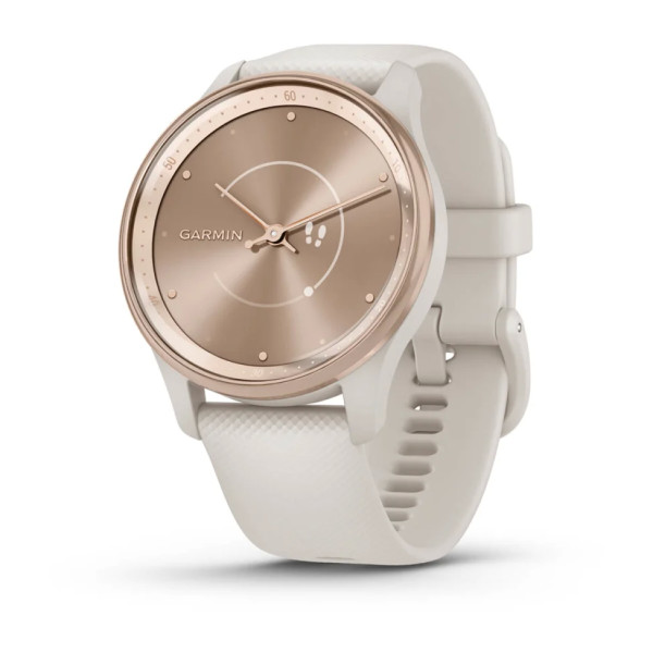 Garmin vivomove Trend Perzik goudkleurige rand van RVS 010-02665-01