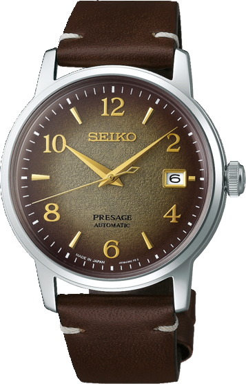 Seiko - Presage SRPF43J1 Herenhorloge - Bruin