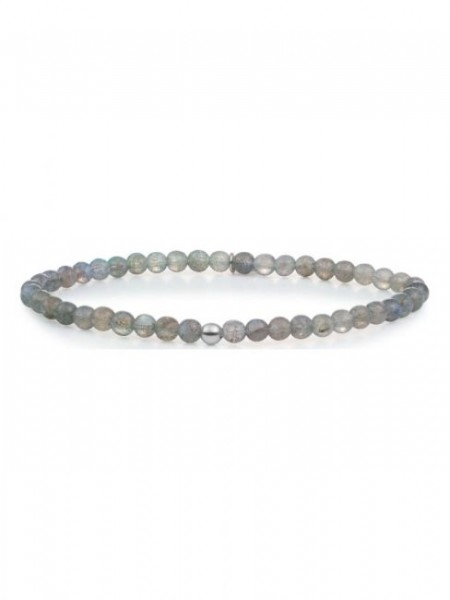 Sparkling Jewels - Labradorite Saturn Small Armband - SB-GEM18-ADD-4MM