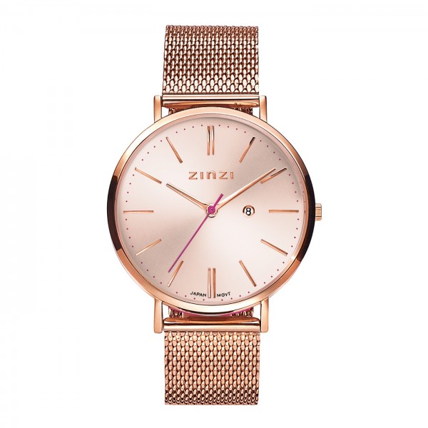 Zinzi - Dameshorloge ZIW405M Rose Horloge 38 mm