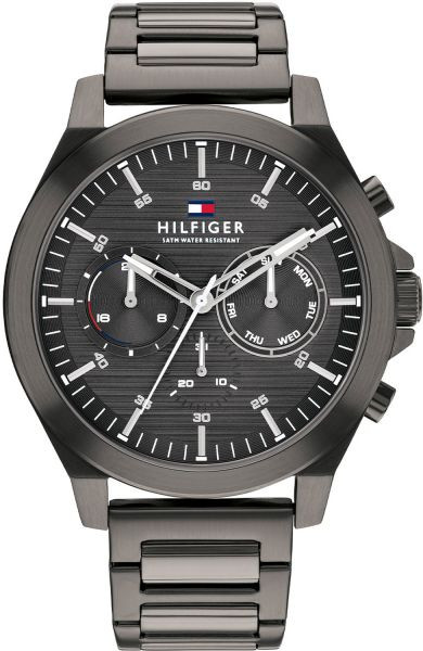 Tommy Hilfiger Gunmetal Herenhorloge 46 mm TH1710519