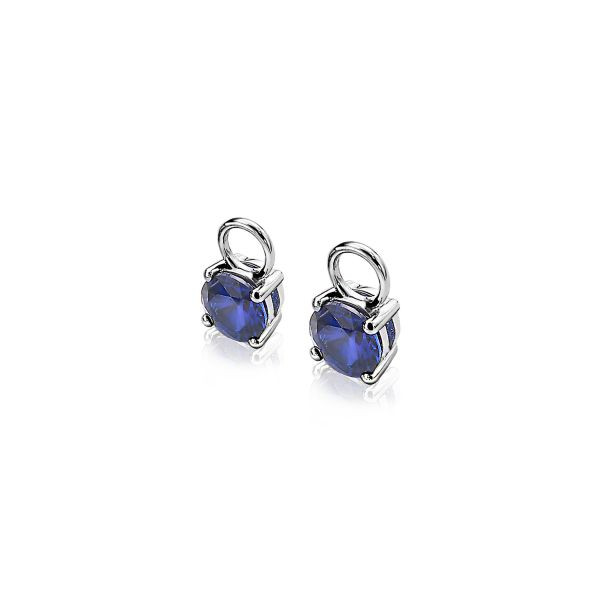Zinzi Creoolhangers Zirkonia Blauw ZICH1300Q