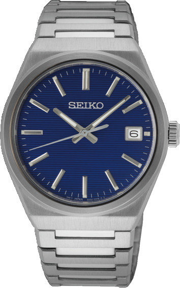 SEIKO Zilverkleurige Herenhorloge SUR555P1