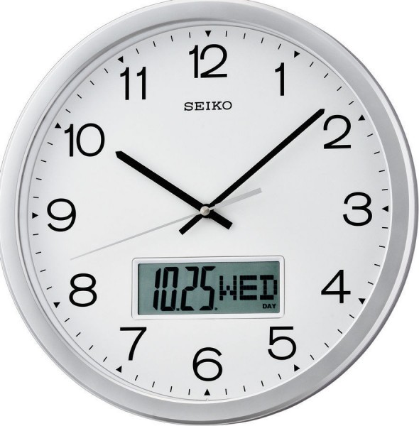 Seiko - Klok QXL007S Wit - Datum