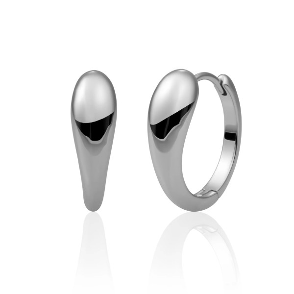 Sparkling Jewels Bold Fuse Creolen Zilver EAS30