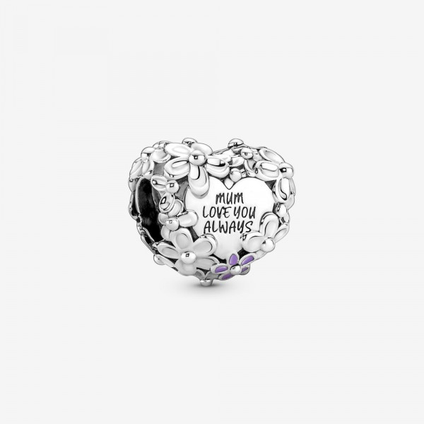 Pandora Moments - Bedel Mum Daisy Heart 791155C01