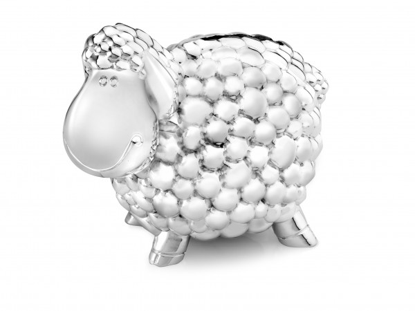 Spaarpot Schaap - Verzilverd Zilverstad